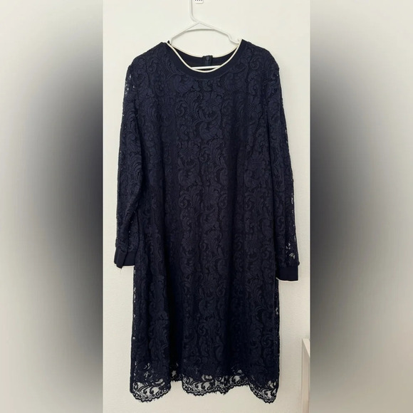 LAUREN RALPH LAUREN Yaritza Lace Overlay Mini Cocktail Dress Classy NWT 20W - Picture 1 of 10